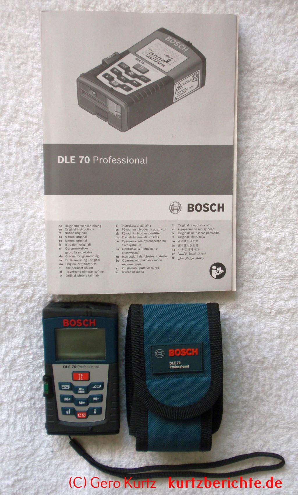 Erfahrungsbericht Laser Entfernungsmesser DLE 70 Professional von Bosch